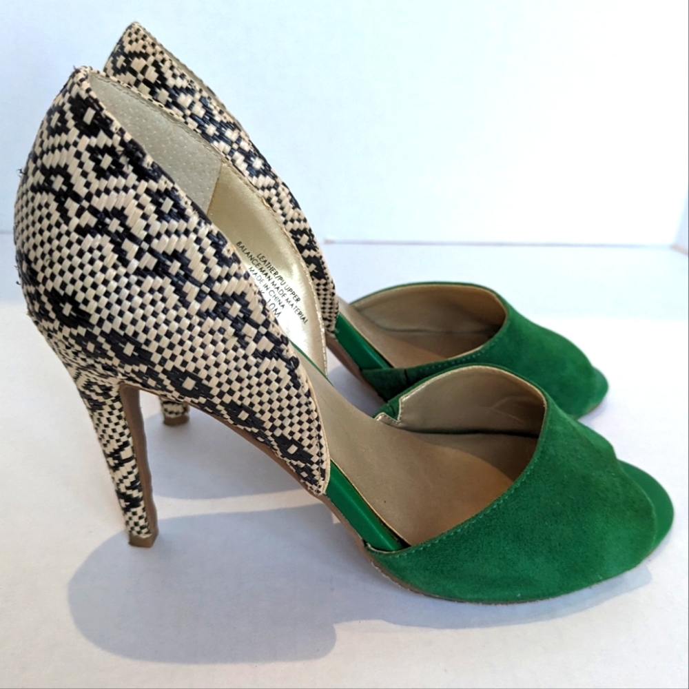 Levity Open Toe Heels